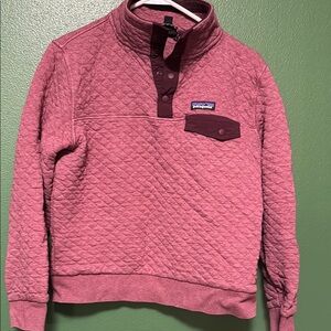 Patagonia Quilted Snap-T Pullover - Pink